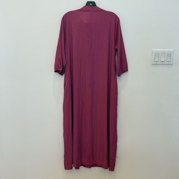 Lian Cotton? Midi Purple Lightweight Dress size Extra Large - Picture 7 of 9